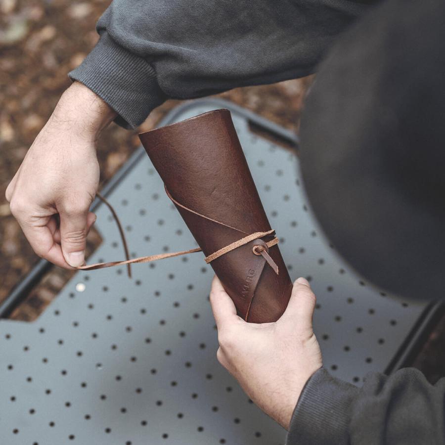 DVERG LEATHER ROLL CASE ドベルグ ケース 楔 クサビ ギア 小物 収納