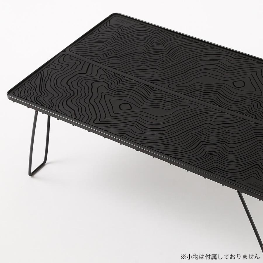 ドベルグ　DVERG ラバーマット　ブラック　
フィールドラック キャンプ DVERG ドベルグ Topographic Bar Mat バーマット プレースマット