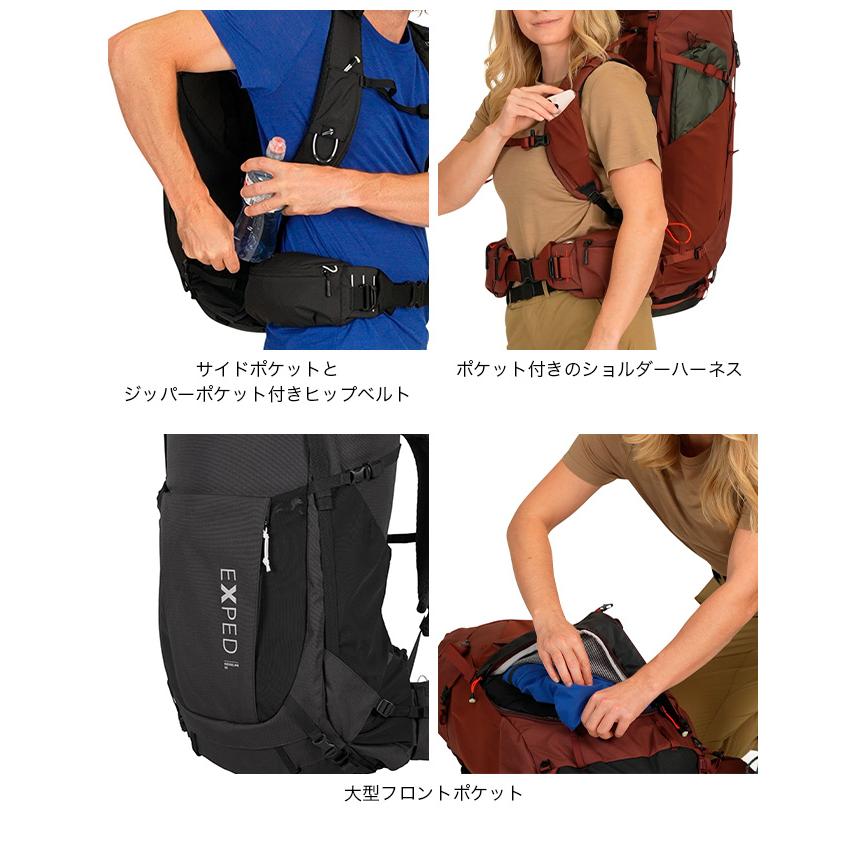 exped　バックカントリー55　登山ザック　リュック Ridgeline 55 Backpack | EXPED USA