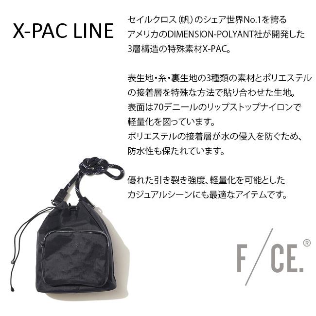F/CE. F/CE エフシーイー X-PACドローストリングショルダー