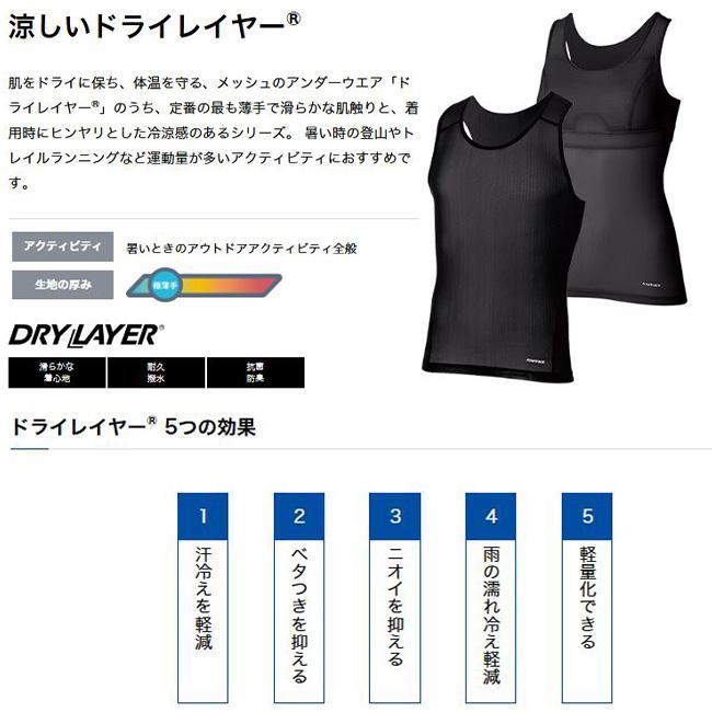 ファイントラック（finetrack） メンズ ドライレイヤークールT