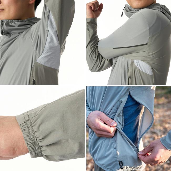 ファイントラック finetrack スカイトレイルフーディ メンズ