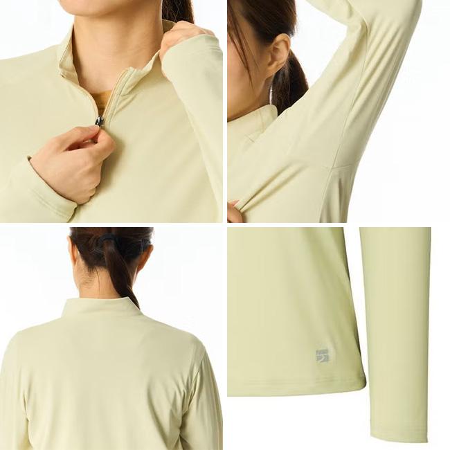 ファイントラック（finetrack） ドラウトシェードジップネック