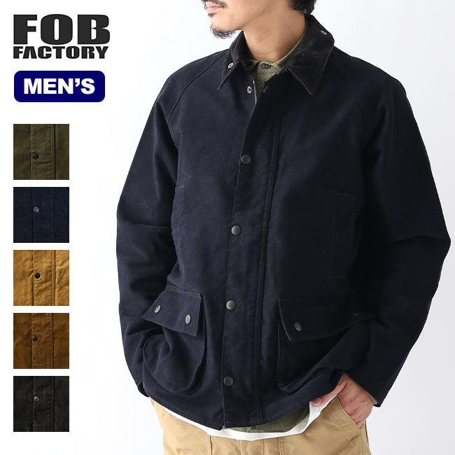 FOB FACTORY エフオービーファクトリー モールスキンライディングジャケット メンズ F2361 ジャケット アウター ライダースジャケット