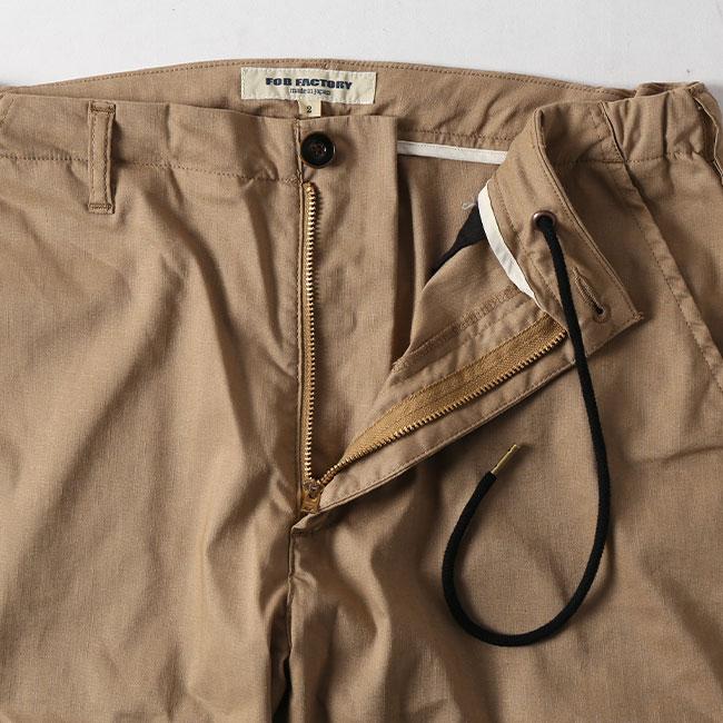 FOB FACTORY エフオービーファクトリー イージーパンツ F0488 EASY PANTS メンズ ボトムス ロングパンツ 2026 春夏