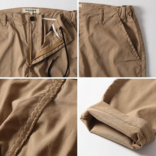 FOB FACTORY エフオービーファクトリー イージーパンツ F0488 EASY PANTS メンズ ボトムス ロングパンツ 2026 春夏