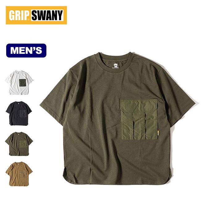 Grip Swany グリップスワニー ギアポケットtシャツ メンズ Gsc 27 Tシャツ ポケットt 半袖 Outdoorstyle サンデーマウンテン 通販 Paypayモール