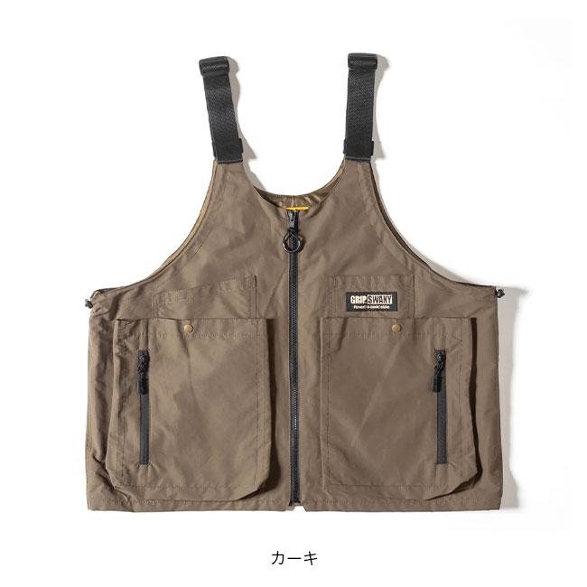 GRIP SWANY カーキ ベスト Grip Swany FIREPROOF APRON VEST OLIVE [グリップスワニー]