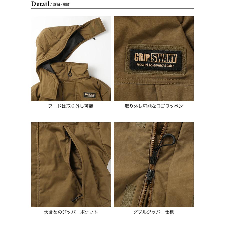 GRIP SWANY グリップスワニー FPモンスターショートパーカ GRIP SWANY グリップスワニー FPモンスターショートパーカ