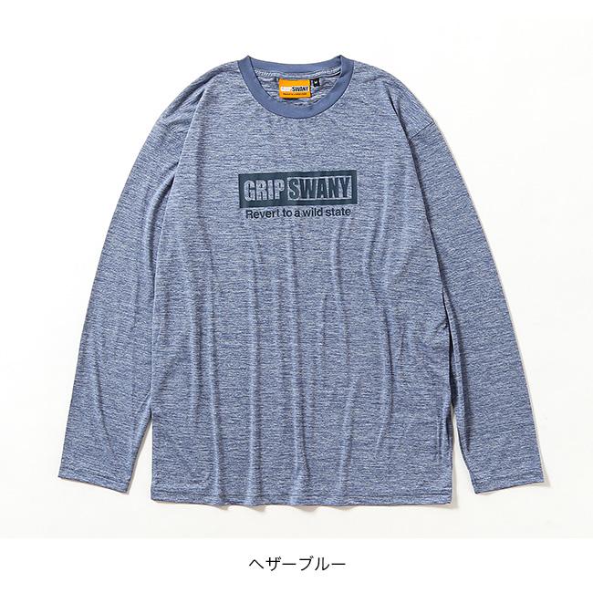 GRIP SWANY（グリップスワニー） ボックスロゴドライL/S TEE GSMCT0008