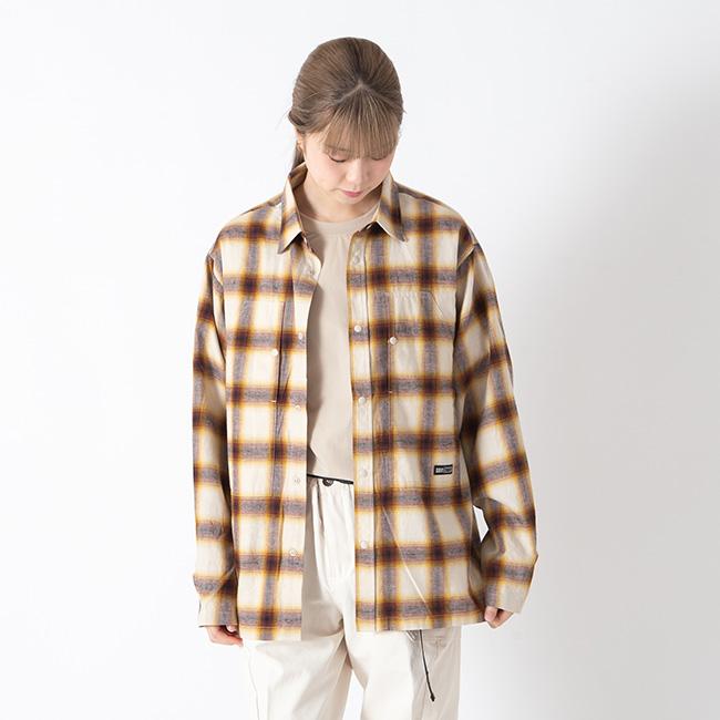 GADID ANONIEM CYRIL / PLAID チェックシャツ GRIP SWANY グリップスワニー ブラッシュドチェックシャツ GSMSH-071