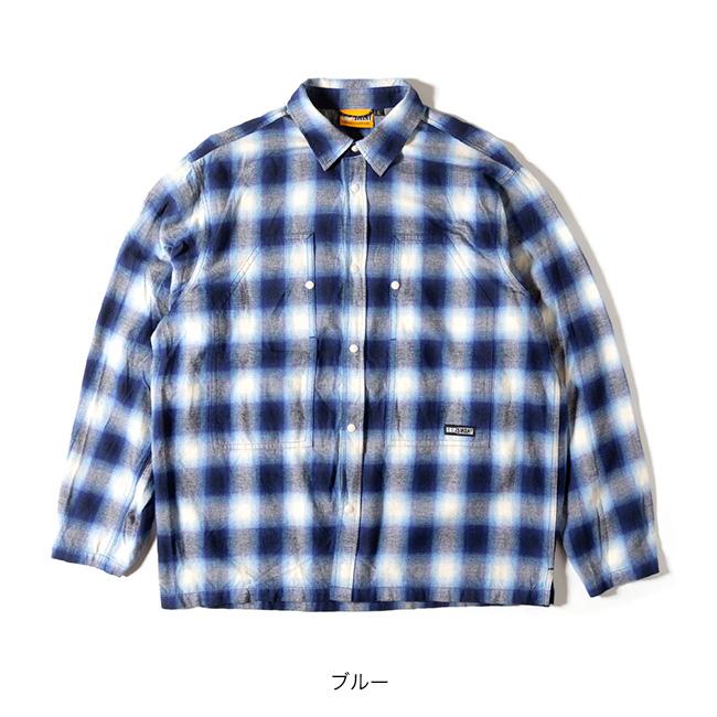 GRIP SWANY（グリップスワニー） ブラッシュドチェックシャツ GSMSH