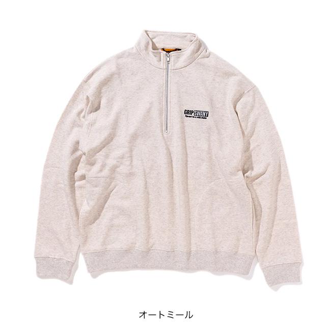 GRIP SWANY グリップスワニー GSスウェットハーフジップ GSMCT-076 GS