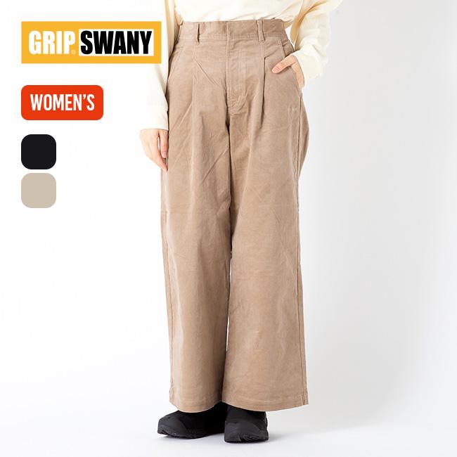 GRIP SWANY（グリップスワニー） コーデュロイストレッチワイドパンツ