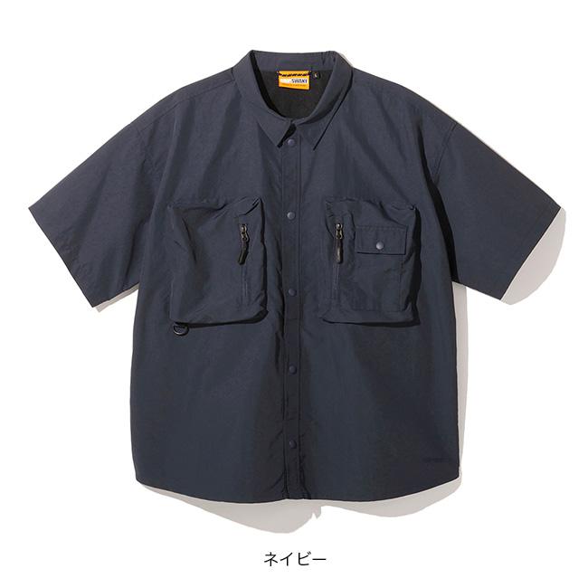 GRIP SWANY グリップスワニー GSユーティリティボックスシャツ GSUSH-136 GS UTILITY BOX SHIRTS メンズ トップス 羽織り 半袖 ショートスリーブ 2026 春夏の画像