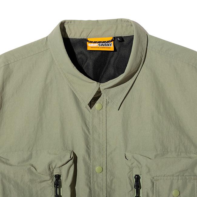 GRIP SWANY グリップスワニー GSユーティリティボックスシャツ GSUSH-136 GS UTILITY BOX SHIRTS メンズ トップス 羽織り 半袖 ショートスリーブ 2026 春夏の画像