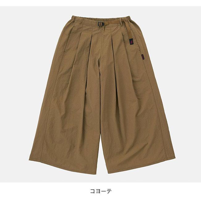 GRAMICCI グラミチ ナイロンフレアパンツ G2SW-SK034 NYLON FLARE PANT レディース ロングパンツ ボトムス ワイドパンツ 2026 春夏の画像