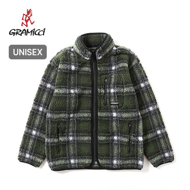GRAMICCI（グラミチ） シャドウプレイドシェルパジャケット ユニ