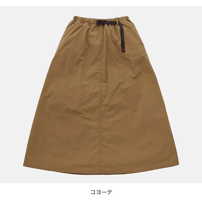 GRAMICCI グラミチ ナイロンフレアスカート GLSK6-SJP008 NYLON FLARE SKIRT レディース ボトムス スカート ロングスカート 2026 春夏の画像