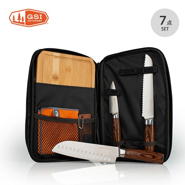 GSI ジーエスアイ ラカウ ナイフセット 11872066000000 果物ナイフ パン切ナイフ SANTOKUシェフナイフ シャープナー