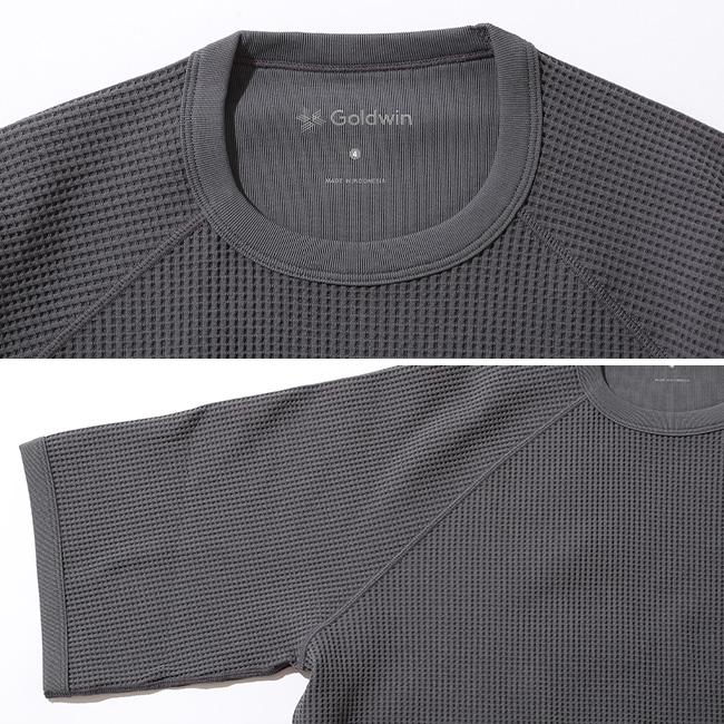 GOLDWIN ゴールドウィン ワッフルライトTシャツ ユニセックス GL65143 WF Light T-shirt メンズ レディース トップス 半袖 ワッフルT シンプル 2026 春夏の画像