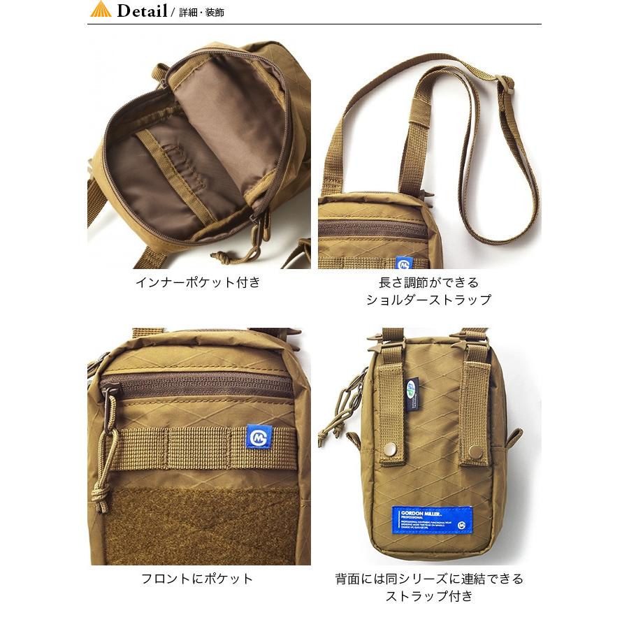 GORDON MILLER ゴードンミラー X-PACポーチS ショルダーポーチ