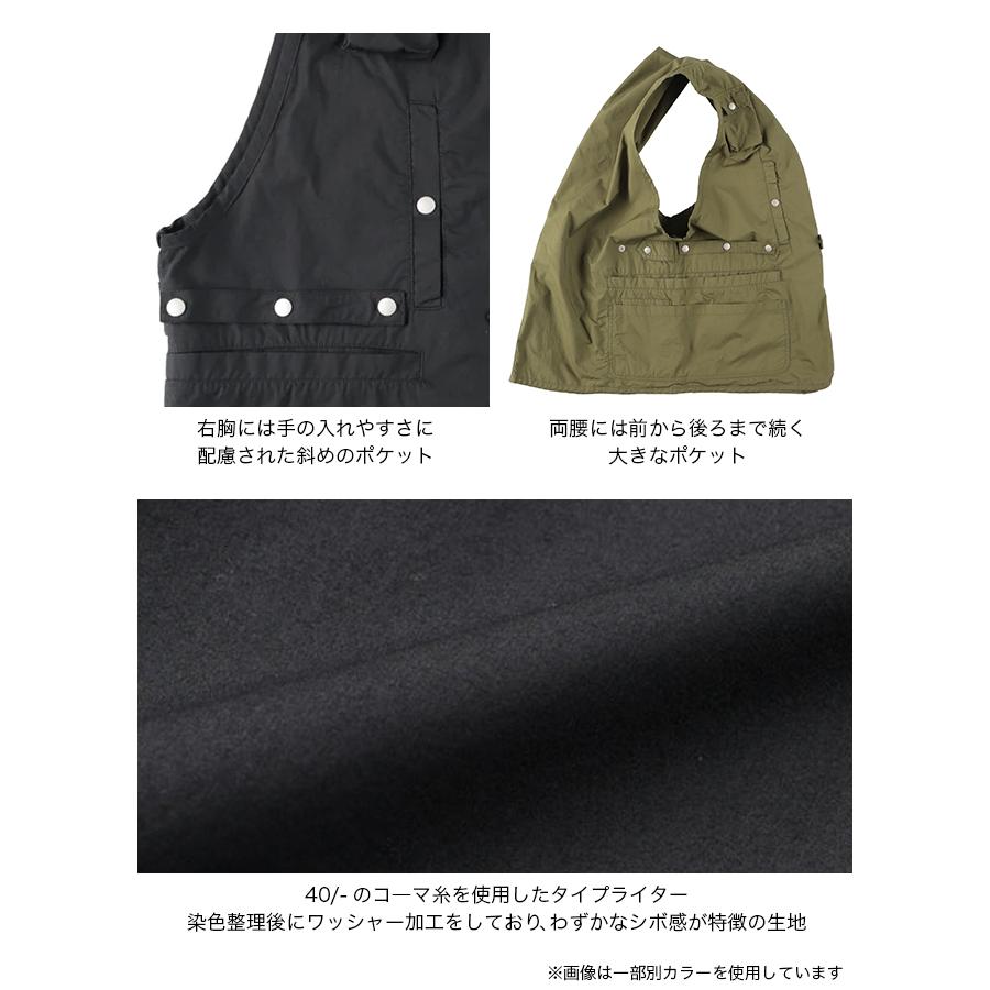 GARAGE GREEN WORKS 黒の多機能ベスト garage green works ガレージグリーンワークス ツールバッグ