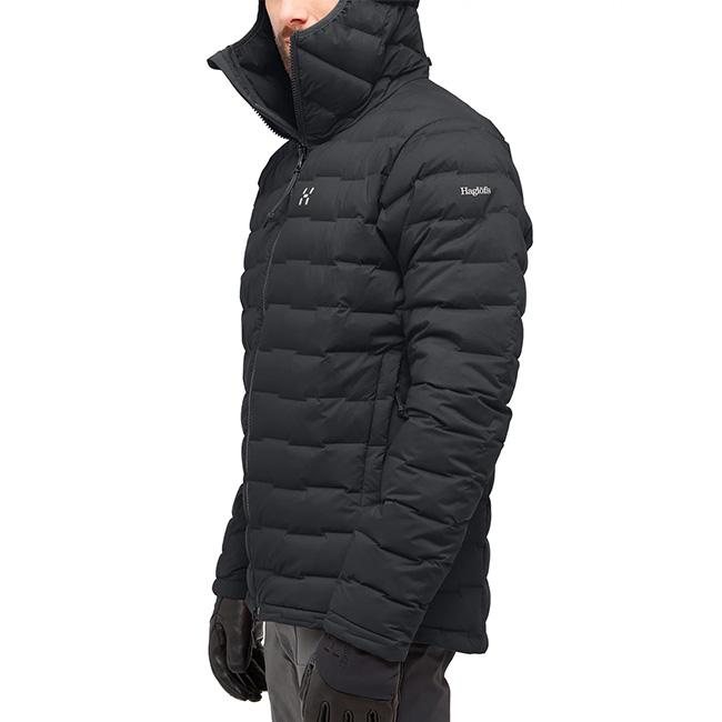 美品】HAGLOFS スピリッツジャケット ブラック 男性用 Mサイズ 楽天