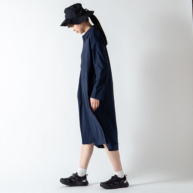 フーディニ  ウィメンズルートシャツドレス XS Foggy Mountain Amazon | [フーディニ] Women's Route Shirt Dress 169794 Foggy