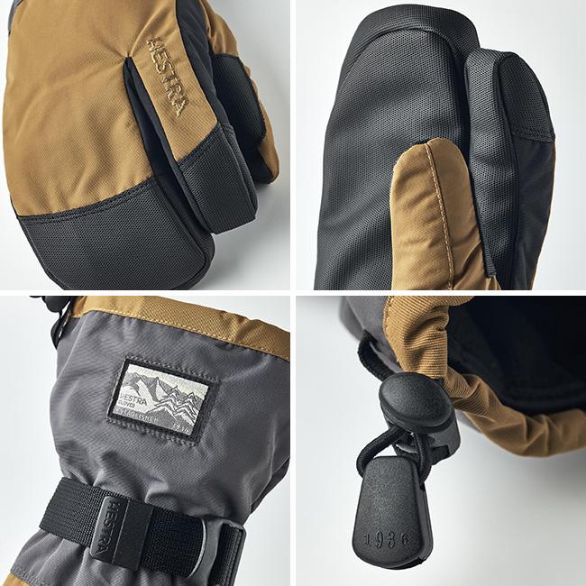 HESTRA（ヘストラ） ガントレットSr 3フィンガー 3002742 Gauntlet Sr