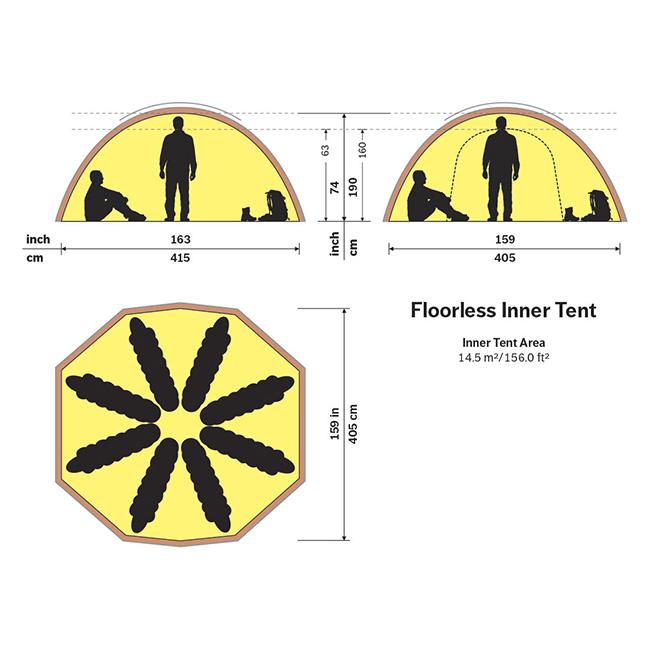 ヒルバーグアトラス専用フロアレスインナーテント ヒルバーグ アトラス専用 フロアレスインナーテント HILLEBERG