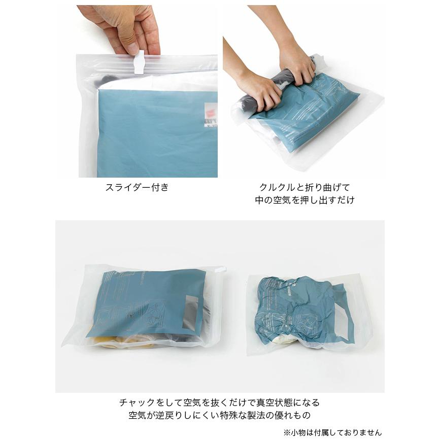 HIGHTIDE nahe ハイタイド ネーエ ロールアップストレージバッグ S EZ050 衣類用圧縮袋 3枚セット 2024 秋冬 |  | 04
