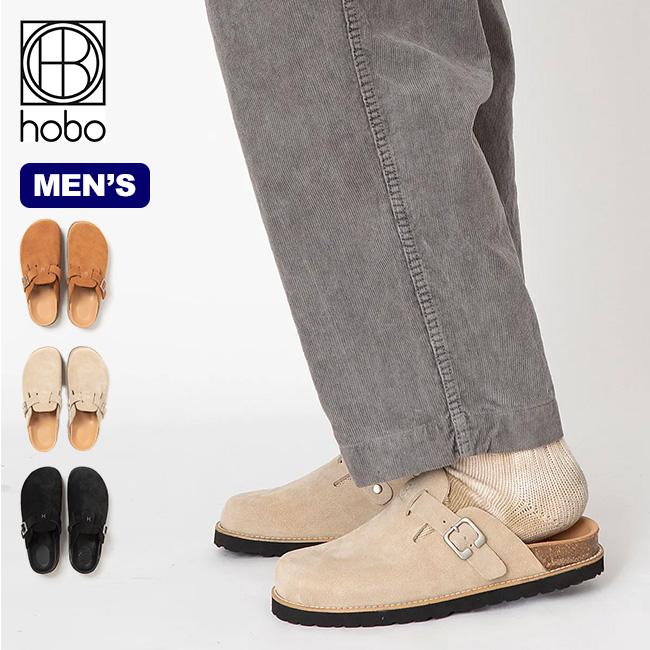 hobo（ホーボー） スリップオンクロッグサンダル カウスエード