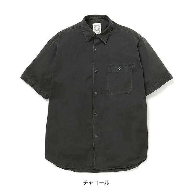 hobo（ホーボー） S/Sシャツコットンウェザークロス オーバーダイド 
