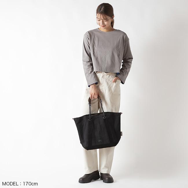 HAIDA ハイダ ウォッシュド キャンバス×スエード ポリー M トート