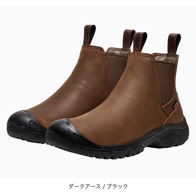(取寄) キーン メンズ アンカレッジ 4 ウォータープルーフ プル-オン デュラブル インサレーテッド KEEN men Anchorage 4 Waterproof Pull-On Durable Insulated Dark Earth/Black KEEN（キーン） アンカレッジブーツ4WP メンズ アンカレッジブーツ4 WP