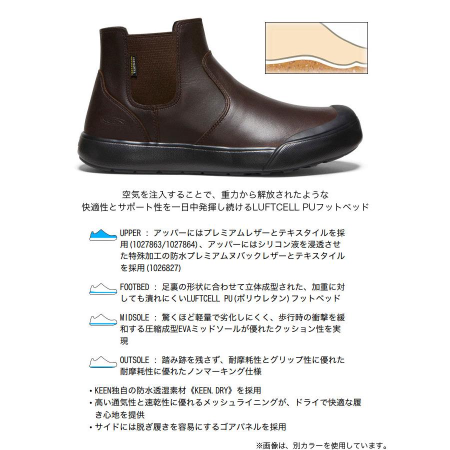 KEEN　サイドゴアブーツ　レインブーツ　25.5センチ KEEN（キーン） エレナチェルシーWP【ウィメンズ】サイドゴアブーツ