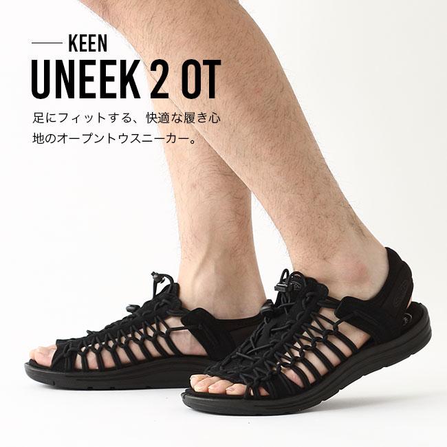 美品　KEEN UNEEK Ⅱ スポーツサンダル ブラック KEEN（キーン） ユニーク2 OT メンズ UNEEK 2 靴 くつ サンダル