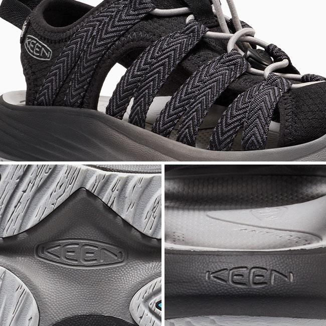 KEEN キーン ウィスパー ライト WHISPER LITE ウィメンズ レディース 靴 くつ シューズ サンダル スポーツサンダル スニーカー コンフォートサンダル 2026 春夏の画像