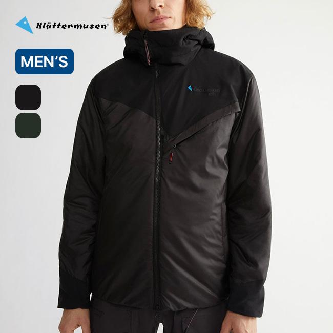 Luz Somitra フード付きジャケット M ダークグレー 幾何学模様 KLATTERMUSEN（クレッタルムーセン） Urdフードジャケット メンズ