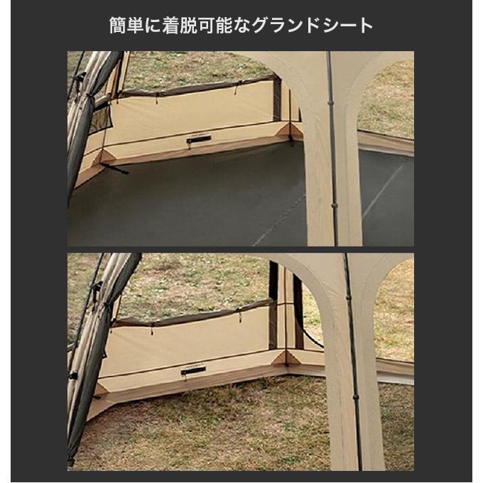 ビバドーム シェルタープラス kzm outdoor サンド KZM OUTDOOR ビバドームシェルタープラス サンド テント ドーム