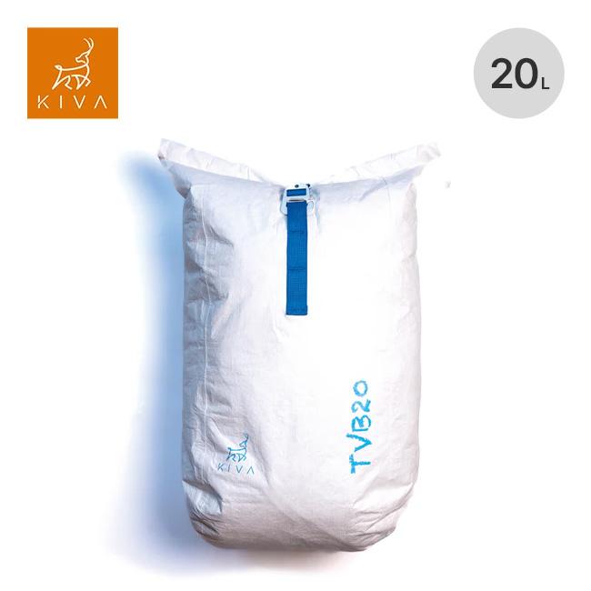 KIVA OUTDOORS キバアウトドアーズ タイベックドライバッグ20L TVB020