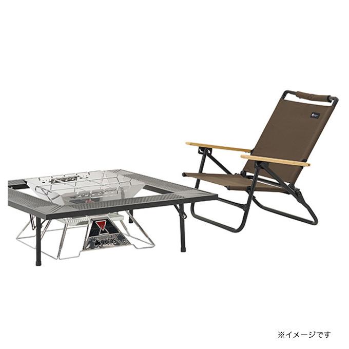 美品LOGOS ロゴス グランベーシック チェア カバー付 アウトドアハイバック
