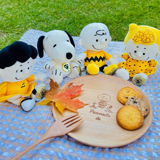 LOGOS（ロゴス） スヌーピー(PEANUTS 75years)木製プレート 86001136