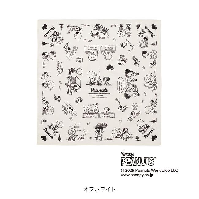 LOGOS（ロゴス） スヌーピー PEANUTS 75years バンダナ ハンカチ