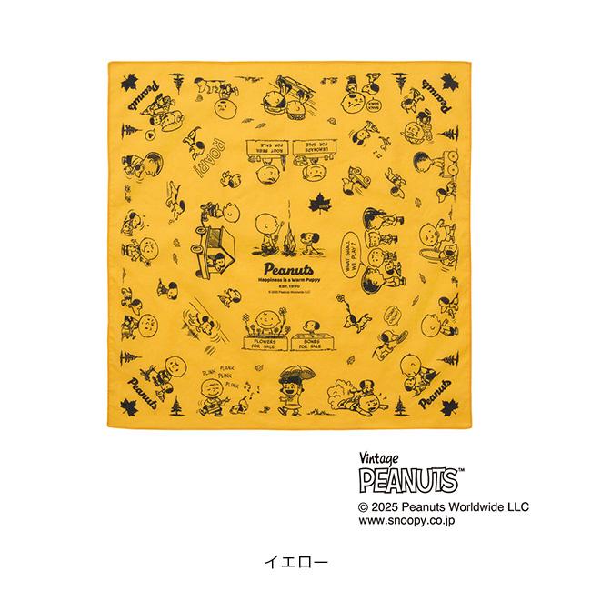 LOGOS（ロゴス） スヌーピー PEANUTS 75years バンダナ ハンカチ