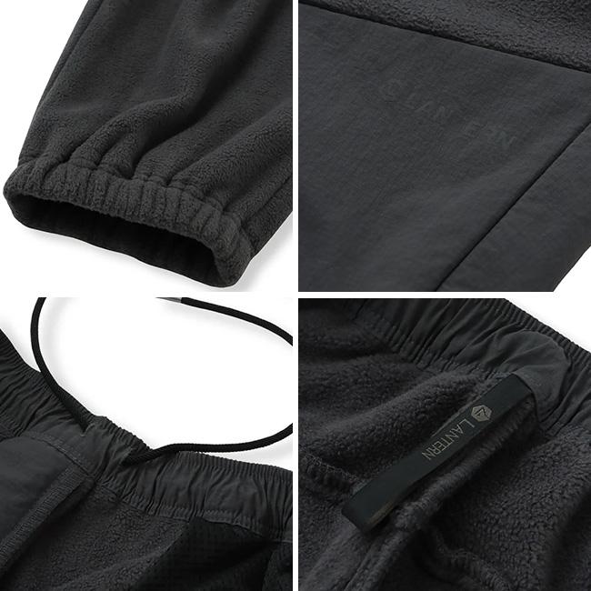 LANTERN（ランタン） ナイロンリップストップ×フリースパンツ ユニ