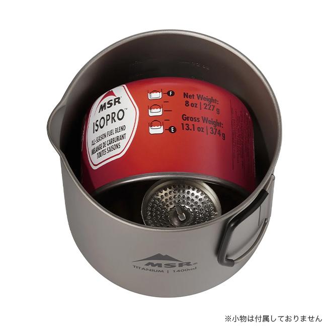 MSR エムエスアール タイタンケトル1400ml 39016 クッカー やかん 鍋 マグ 目盛付き 軽量 バーベキュー 2024 春夏の画像