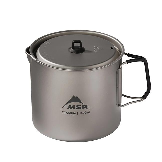 MSR エムエスアール タイタンケトル1400ml 39016 クッカー やかん 鍋 マグ 目盛付き 軽量 バーベキュー 2024 春夏の画像