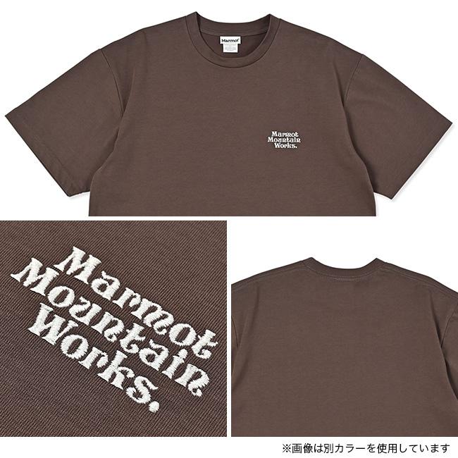 Marmot マーモット MMW エンボイダリーTシャツ メンズ MTSS25MST064 Embroidery T-Shirts トップス ティシャツ 半袖 カットソー クルーネック ロゴT 2026 春夏 | Marmot | 02